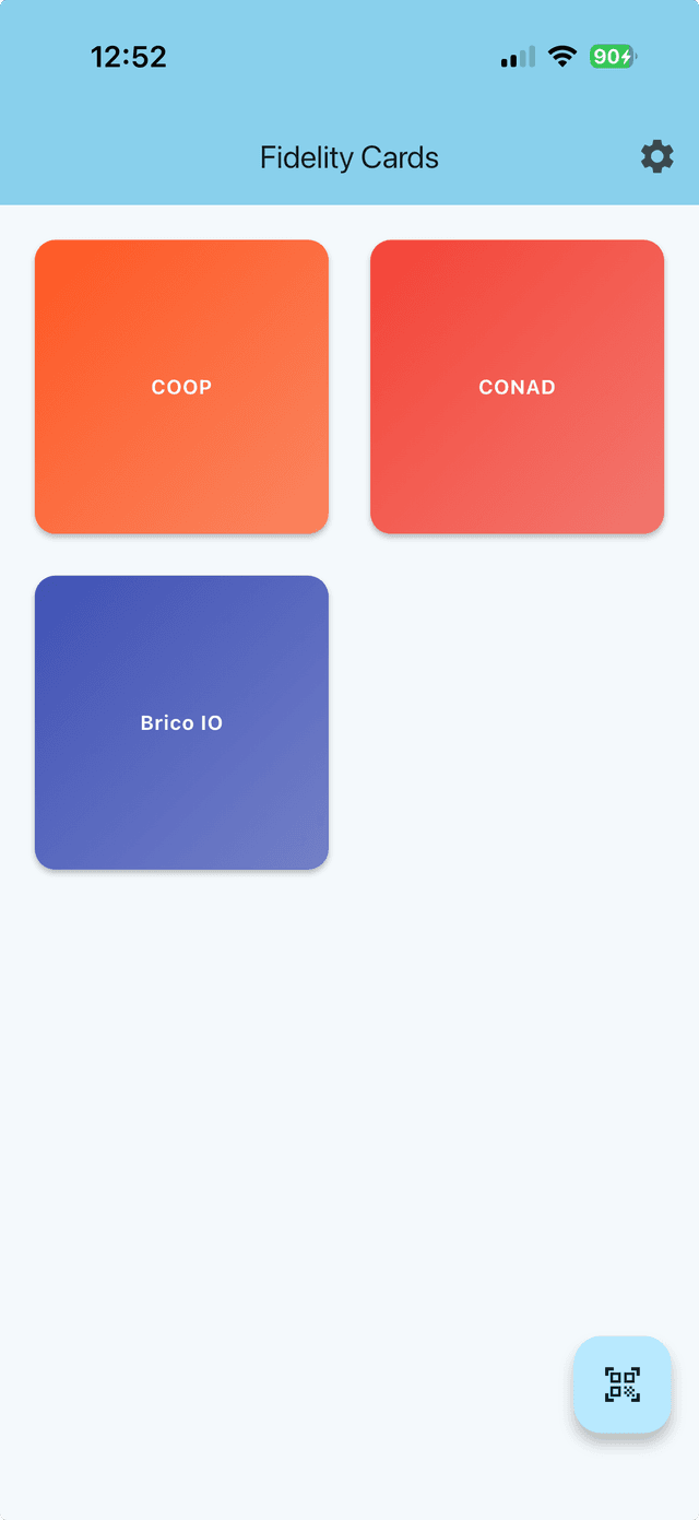 Card Collection View